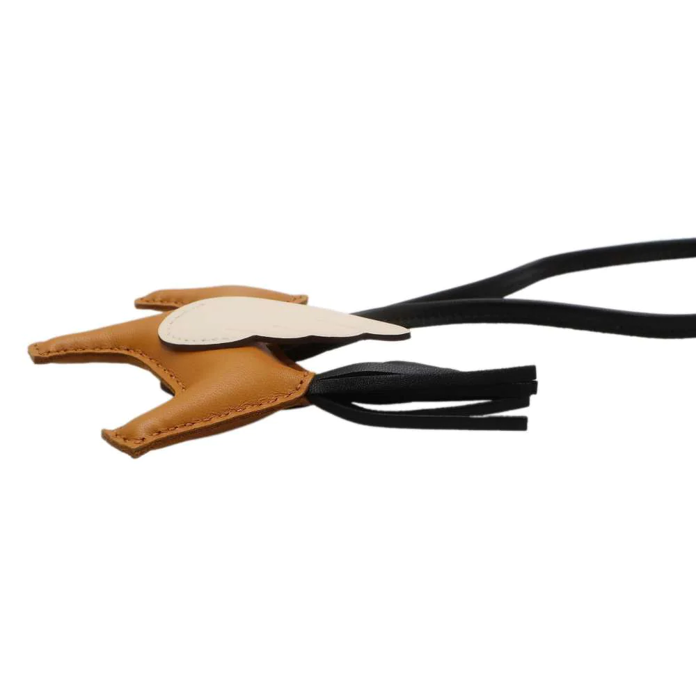 HERMES Rodeo Pegasus Size PM Chai/Nata/Black Lambskin